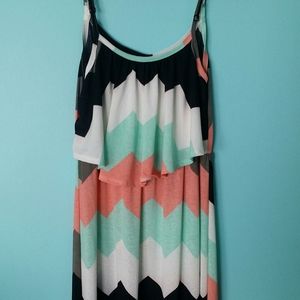 Light weight chevron maxi